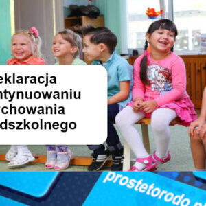 Przetłumaczona na język ukraiński deklaracja o konturowaniu wychowania przedszkolnego